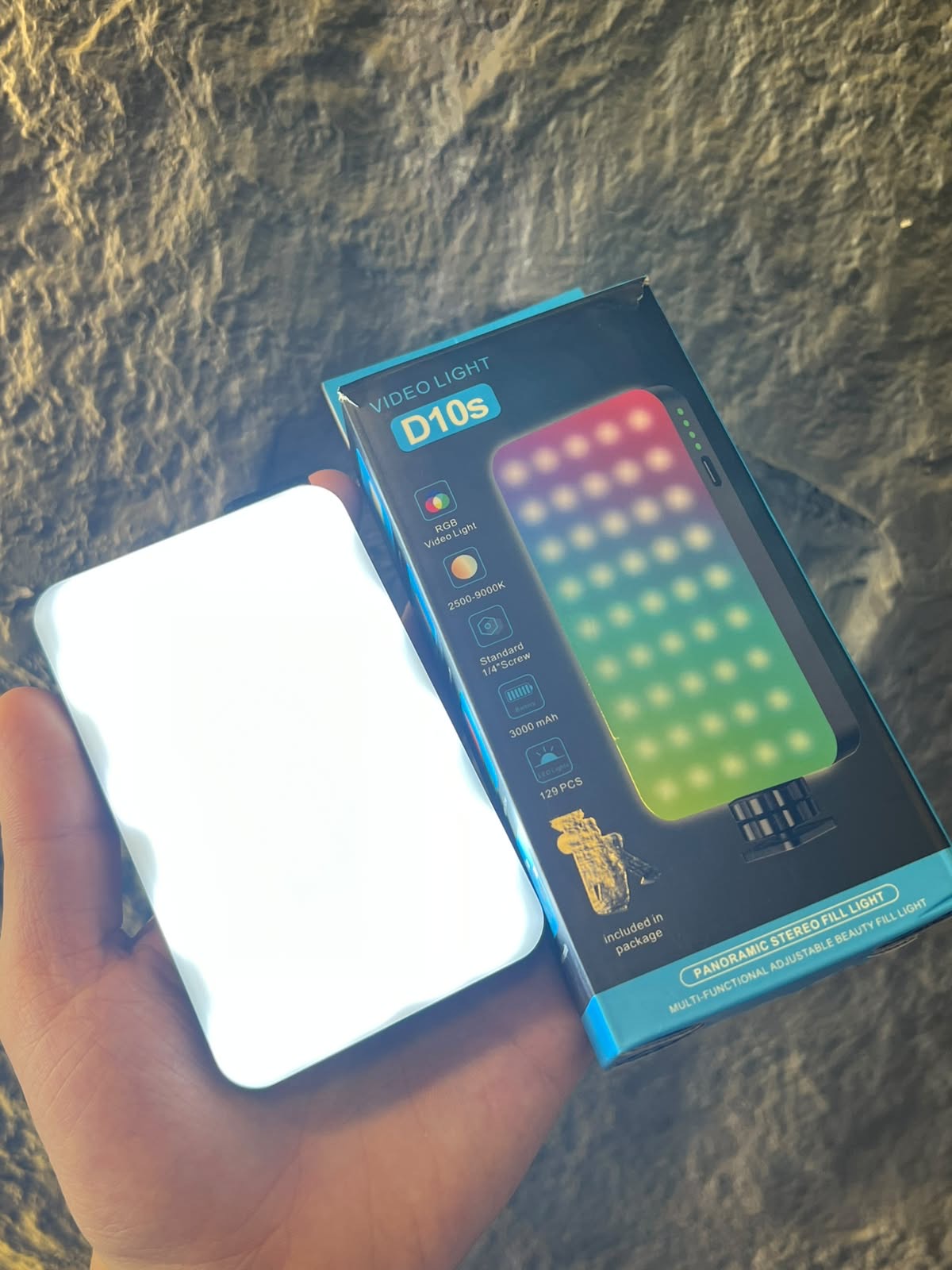 D10s RGB Selfie Ring Light
