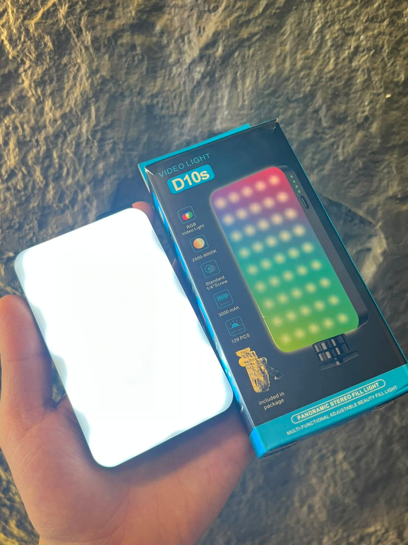 D10s RGB Selfie Ring Light